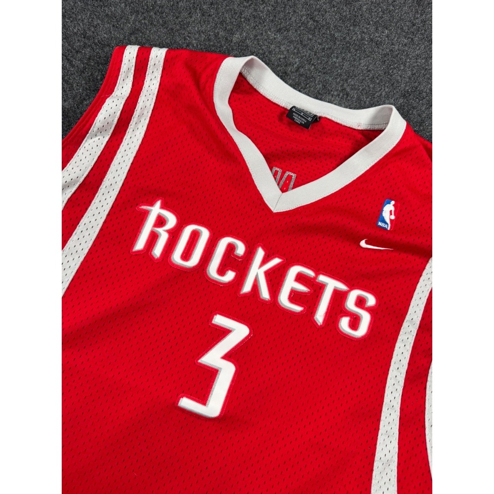 VTG Nike Steve Francis #3 Houston Rockets NBA Jersey Red Size L Length +2